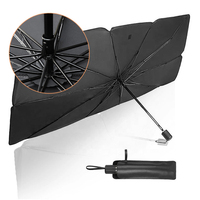 Parasol de voiture pliable portable anti-UV pour pare-brise, abri solaire pliant pour SUV, protection solaire pour vitres de voiture