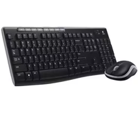 Combo Inalámbrico Logitech MK270 - Set de Teclado y Ratón - Inglés - Dispositivo de Entrada de Datos Negro