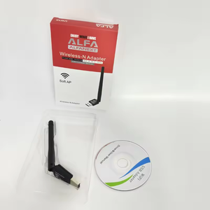 Adaptador WiFi Externo Inalámbrico <span class=keywords><strong>ALFA</strong></span> de Alta Calidad, <span class=keywords><strong>USB</strong></span> 2.0, 2.4GHz, 150Mbps, CE, Tarjeta de Red LAN, Controlador WiFi Realtek, para Uso en Servidores - Product Image 5