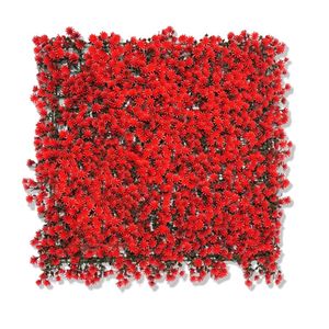 หญ้าเทียมขายส่งยอดนิยม ฉากหลังต้นไม้สีเขียวจำลอง พร้อมใบไม้และดอกไม้ห้อย สำหรับตกแต่ง<span class=keywords><strong>บ้าน</strong></span>และห้างสรรพสินค้า - Product Image 5