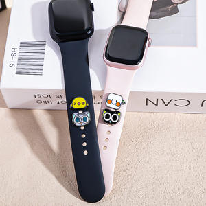 Boucle de montre en métal pour bracelet électronique intelligent, bijoux <span class=keywords><strong>d</strong></span>écoratifs, accessoires de bricolage, <span class=keywords><strong>d</strong></span>écoration de lacets de chaussures pour pantoufles - Product Image 3