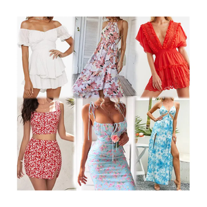 Venta Directa de Fábrica, Vestido Floral de Verano para Mujer, Ropa Sexy, Vestido Informal, Vestidos Largos de Moda para Mujer - Product Image 5