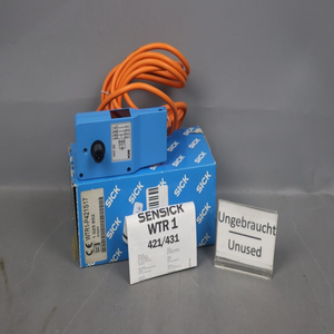 Sensor de Reflexión WTR1P421S17 1025652 24V en Stock, Embalaje Sin Abrir para PLC, Envío por DHL/UPS - Product Image 1