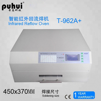 Puhui-horno de reflujo T962A +, horno de reflujo infrarrojo sin plomo, soldador de reflujo para máquina de soldadura PCB