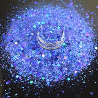 Fournitures de décoration pour fête de Noël, mélange de paillettes holographiques en vrac pour gobelets, corps et décoration d'ongles