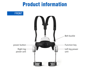 Support <span class=keywords><strong>de</strong></span> marche électrique portable |   Aide légère pour les membres inférieurs lors d'activités <span class=keywords><strong>de</strong></span> plein air - Product Image 5