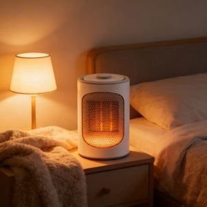 Radiateur soufflant électrique PTC 2026 220V à efficacité énergétique, thermostat réglable, protection contre l'overturnement et la surchauffe pour salle de bain - Product Image 4