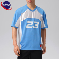 QZFSO Personnalisation sur mesure par sublimation : Créez votre propre maillot de football américain rétro pour club, style football américain et soccer