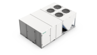 Unit AC Inverter atap 30 Ton, filter udara Polisi Tinggi desain kipas ganda, bisa dicuci, pemasangan mudah Unit Ahu Hvac