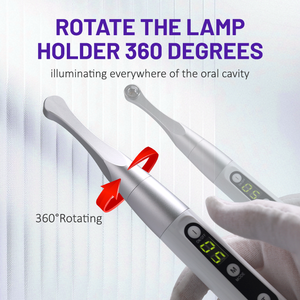 Lampada Fotopolimerizzante Dentale LED con Rotazione a 360° °   Testina Rotante - Polimerizzazione Rapida in 1 Secondo per Restauri Dentali Efficienti - Product Image 4