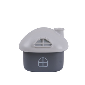 Mini House Humidifier With Night <b>Light</b> USB Rechargeable Small Desktop Home Use Under Eaves Humidifier Mustard Yellow - Product Image 5