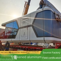 Cabaña Prefabricada de Aluminio y Plástico para Celebridades de Internet, Móvil, Sala de Actividades, Residencia Sunshine Aviation BB