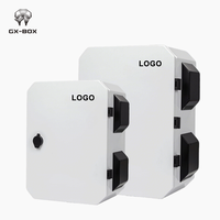 Boîtier électrique étanche en alliage d'aluminium OEM, panneau de contrôle de température, boîte de gestion CCTV avec thermostat