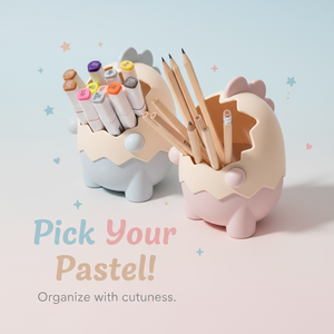 Portapenne da tavolo per la casa <span class=keywords><strong>rosa</strong></span> rotondo realizzato in plastica resistente Organizer di cancelleria - Product Image 4