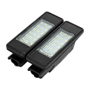 Carro Traseiro Número Tronco License Plate 12V Lâmpada de Luz LED Apto Para Peugeot 106 1997-2004 para Citroen C2 2003-2010