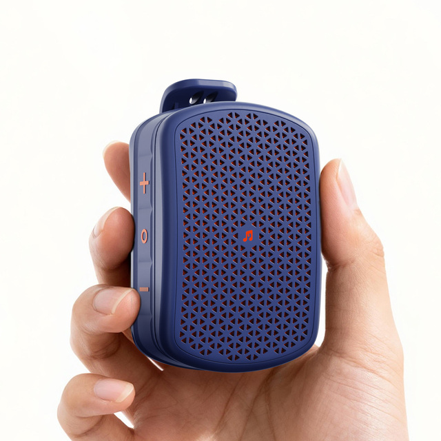Portable Wearable Magnetic Clip Speaker IPX7 Waterproof Waterproof with Built-in Mic and ENC Noise