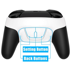 EXtremeRate Kit de Remapping RISE4 avec Paddles Arrière Blancs et Boutons Arrière Programmables pour Manette Pro Nintendo Switch - Product Image 5