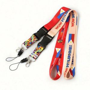 Lanière en polyester personnalisable avec logo pour porte-clés et téléphone – Offre promotionnelle - Product Image 6