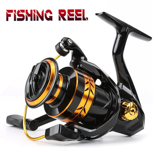 Carrete de pesca giratorio 12BB 5.2, relación de engranajes 1:1, cuerpo de plástico, bobina de metal, manivela intercambiable, carrete para carpas, para agua dulce y salada. - Product Image 5