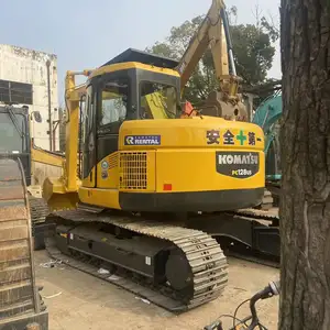 Mesin ekskavator bekas asli Jepang PC128 Komatsu, mesin ekskavator mini tangan kedua Kualitas Bagus