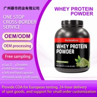Poudre de Protéine de Lactosérum Transfrontalière Saveur Matcha Complément Nutritionnel Sportif 2,2 lb