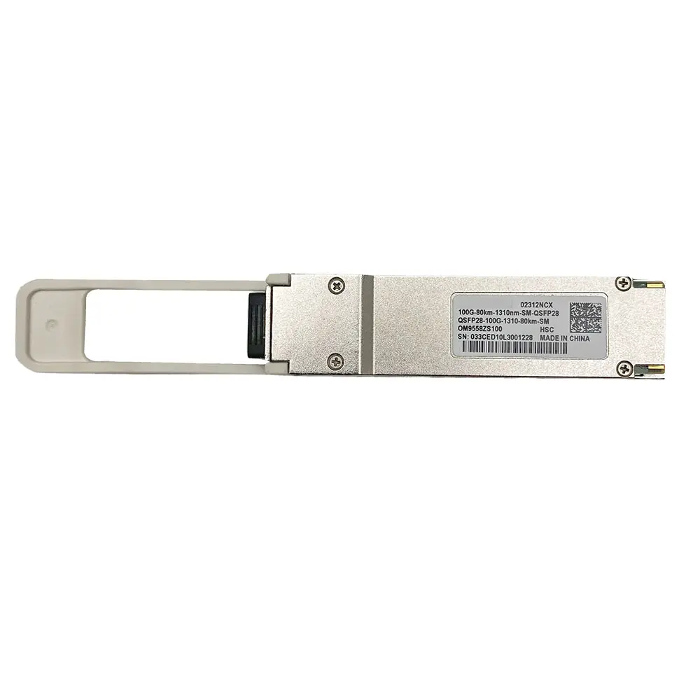 Optical Transceiver Module SMF DDM DOM Double LC Connectors 100g Qsfp28 Zr4 80km for Data Center and Telecom