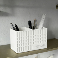 Boîte de rangement multifonctionnelle haut de gamme en béton pour bureau, personnalisable, pour mouchoirs, bijoux, chaussures, télécommandes, usage domestique et scolaire - Vente chaude