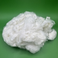 Soft Durable Polyester Staple Fiber Raw White 3D 64mm High Resilience for Home Bedding Winter Quilt Filling Stuffing Concrete