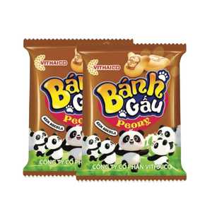 Galletas de Crema de Chocolate con Ositos de Peonía Vithaico, Deliciosas Galletas Crujientes para Llevar, Bocadillo Dulce para Niños, Paquete Escolar de 24g, Venta al por Mayor - Product Image 2