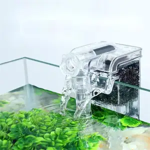 Aquário Filtro Externo Pendure On Fish Tank Imitando Ecossistema Cachoeira Removendo Oil Film Aumentando Oxigênio