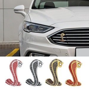 Emblema de Serpiente para Coche, Insignia para Parrilla, Adhesivo Personalizado Shelby para Carrocería, Calcomanía Decorativa, Emblema Trasero Modificado, Tipo Adhesivo - Product Image 2