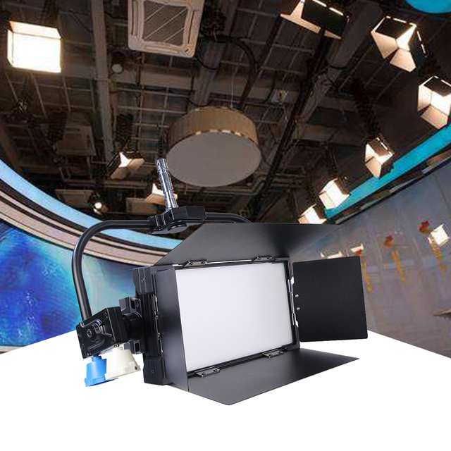 200W E27 Strobe Light Photography LED Studio Camera Lighting Equipment Frameless Pole Control DMX512 Video Shooting Set High CRI