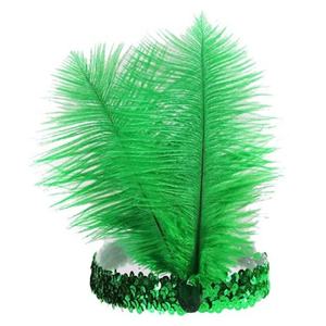 Bandeau Costume Flapper Headpiece pour Femme Bandeau Plume pour <span class=keywords><strong>Gatsby</strong></span> Thème Fête Carnaval - Product Image 5