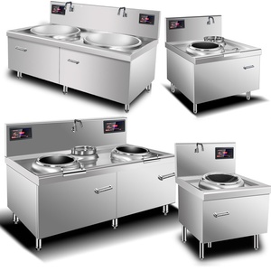 Cocina de Inducción Independiente Comercial de 3500W con Carcasa de Acero Inoxidable y Perilla de Control, Precio de Fabricante, Funciona con Batería/Eléctrica - Product Image 2