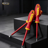 Tournevis isolés VDE ergonomiques pour électriciens, outils à main de fixation, efficaces et sûrs