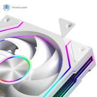 ARGB Vibrant 12CM Boîtier d'ordinateur de bureau Ventilateur Contrôle de température PWM Shenlong Synchronisation Silent CD Pattern Prism 9 Pro