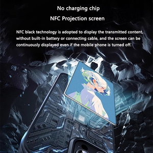 Nueva pantalla de tinta de diseño de alta calidad proyección personalizada NFC fundas de teléfono para iPhone 15 13 14 Pro Max <span class=keywords><strong>mi12</strong></span> - Product Image 4