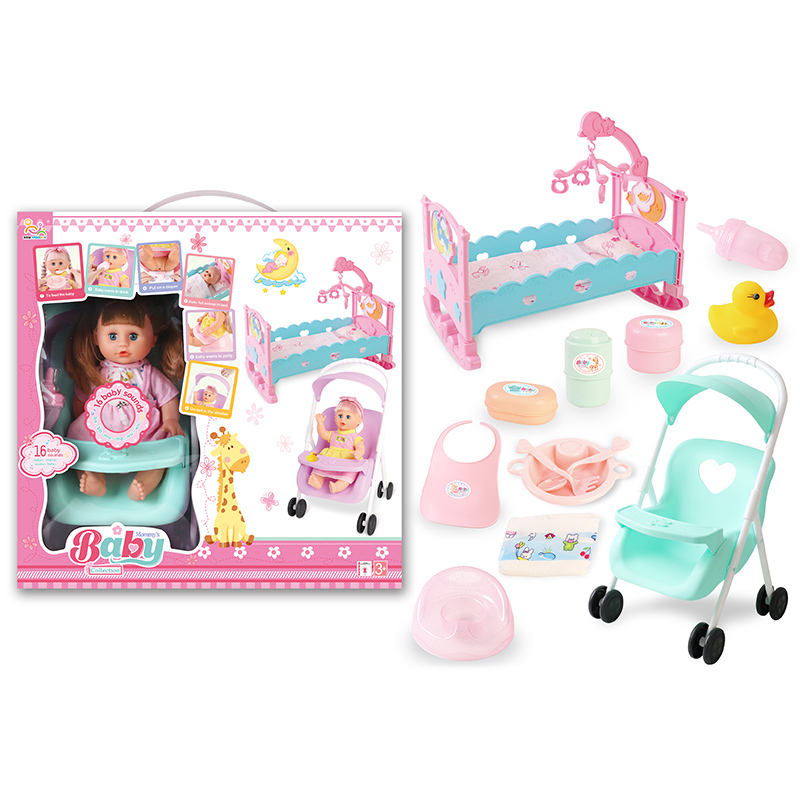 Amazon Deao Toy Baby High Chair Set DeAO 12” Baby Doll Play Set