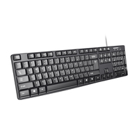 Keyboard Mouse Combo Kabel USB PS/2 OEM Custom Logo Merek Terbaik, Laris Manis Langsung dari Pabrik untuk PC Laptop
