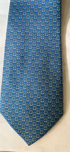 <span class=keywords><strong>Corbata</strong></span> de Seda 100% <span class=keywords><strong>Azul</strong></span> Claro con Estampado de Remos y Animales - Product Image 4