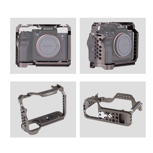 Cage de caméra en alliage d'aluminium pour <span class=keywords><strong>Sony</strong></span> Alpha 7 S III Video Rig A7S III Camera Rig avec Cold Shoe - Product Image 4