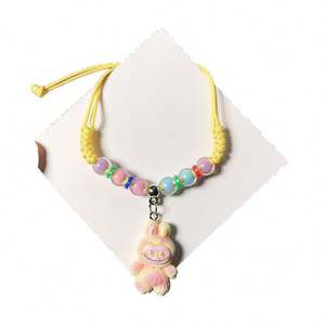 Wholesale Handmade Cute Friendship Rope <b>String</b> Children Cartoon Bracelets Adjustable Purple Bracelet - Product Image 2