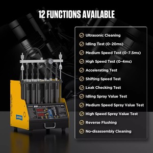 Machine de nettoyage d'injecteurs GDI intelligente AUTOOL CT400, multi-tension, garantie 3 ans, nettoyage intelligent des injecteurs de carburant CT400 AUT - Product Image 3