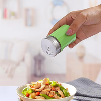 Bouteille d'assaisonnement personnalisée pour cuisine, sel en métal, poudre de cumin, pot d'assaisonnement au poivre