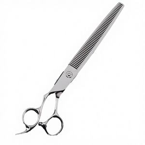 Firelion - Tijeras de Acero Inoxidable 440c de 7.5 Pulgadas para Peluquería Canina, Diseño Zigzag de Bronce - Product Image 4