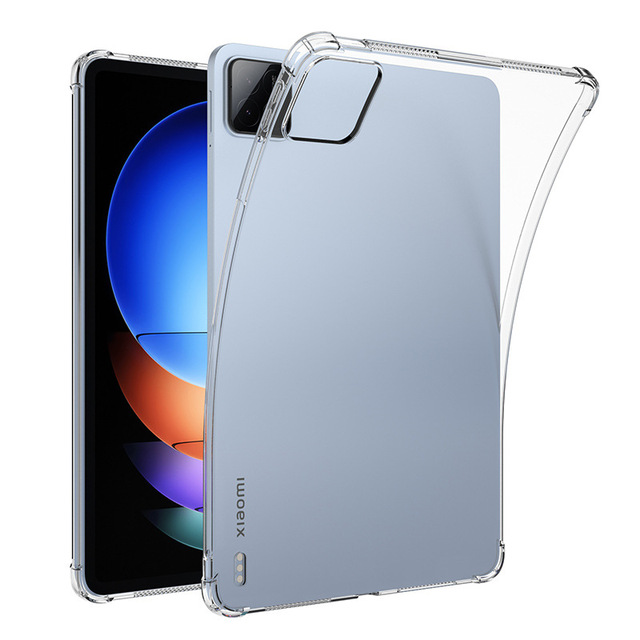 Transparent Clear Shockproof Slim Soft TPU Back Cover Protective Case for Xiaomi Pad 7 Pad 7 Pro 11.2 Inch 2024