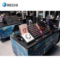 RECHI – kiosque de maquillage, présentoir de parfum en bois, Table de comptoir, étagères de soins de la peau pour magasin de beauté