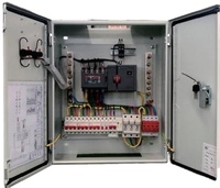 Armoire de distribution d'alimentation double ATS, boîtier de commande, coffret de disjoncteurs 630A 380V, basse tension industrielle IP20 avec serrure à clé
