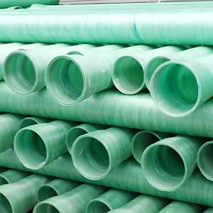 Tuberías de FRP (GRP) Resistentes a la Corrosión para la Industria de Aguas Residuales, Ligeras, Tecnología de Moldeo por Pultrusión y Corte, Venta al Por Mayor - Product Image 2