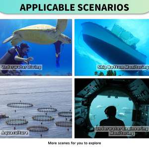 Cámara Sumergible Resistente al Agua para Entrenamiento Subacuático, Carreras de Natación, 2MP, 60FPS, Fondo Marino Fijo, Salvamento, Velero, Tipo Bala, Gran Angular - Product Image 6